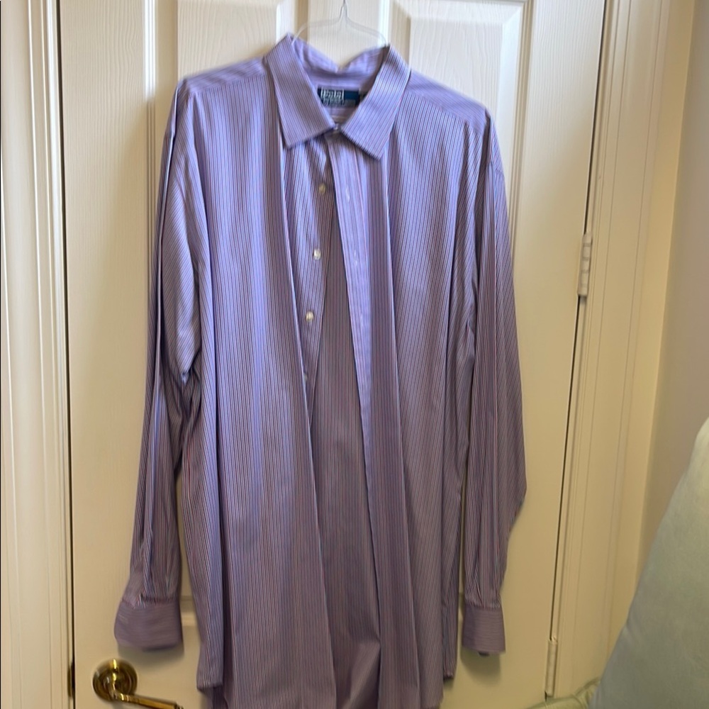 Purple Striped Men's Shirt